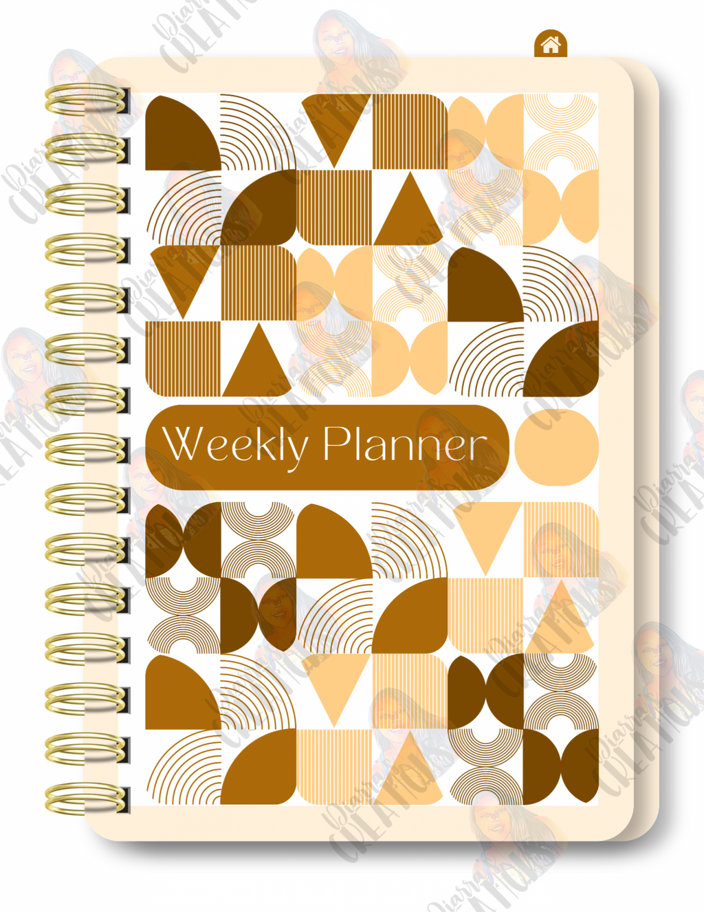 BROWN&CREAM PLANNER (UNDATED)