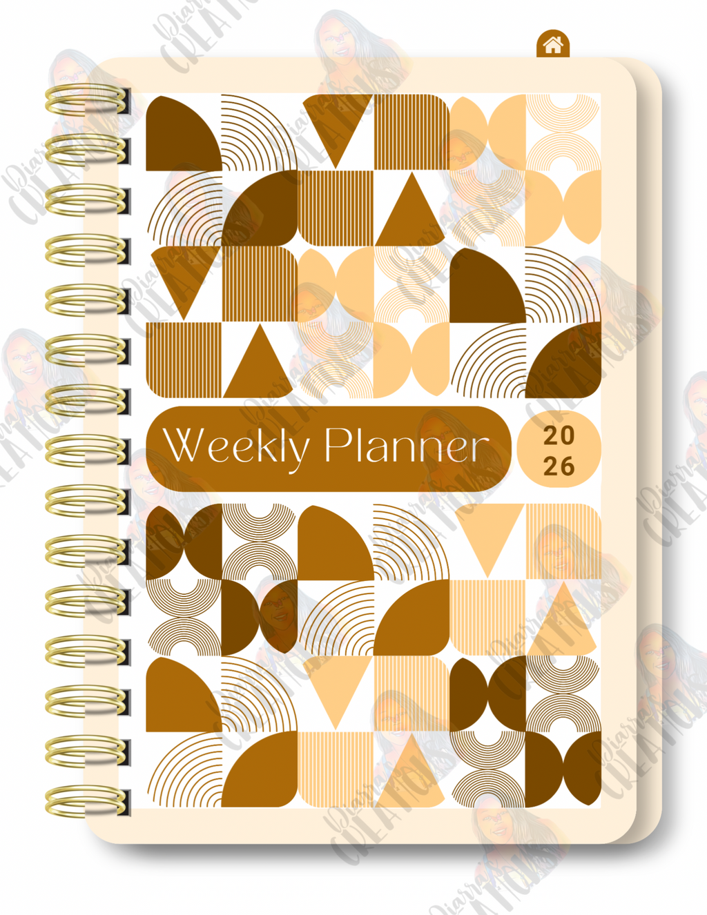 BROWN&CREAM PLANNER 2026